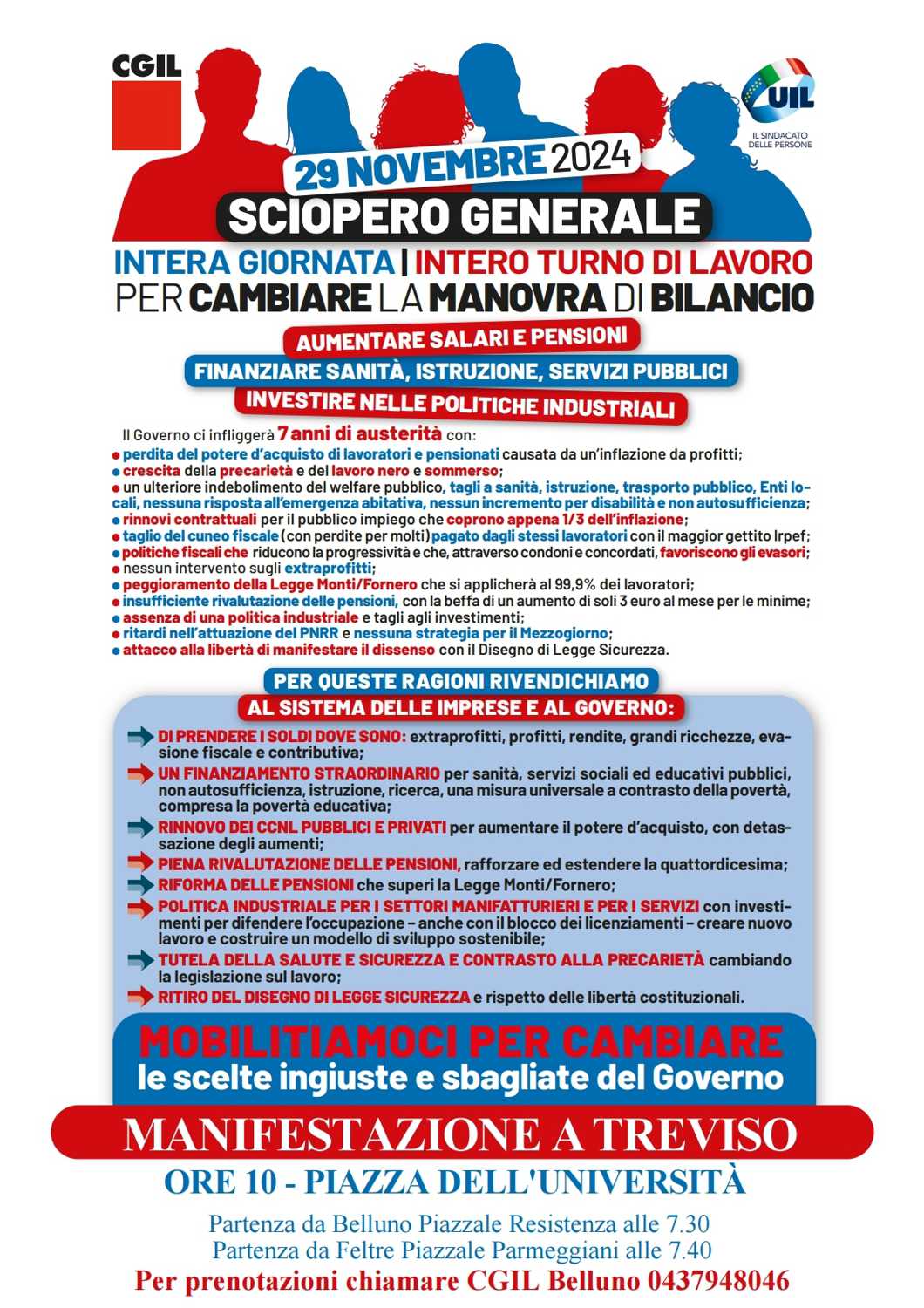 Sciopero 29 novembre UIL e CGIL Treviso.pdf page 1